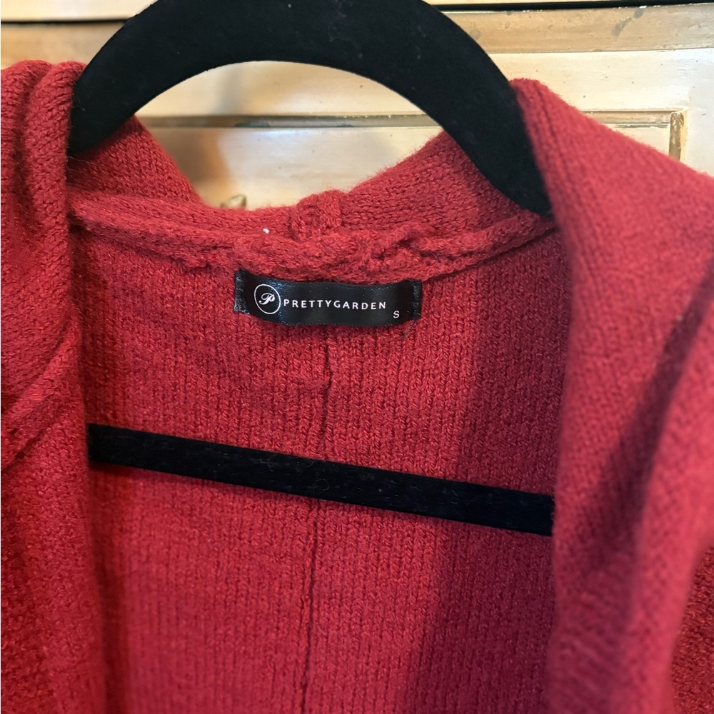 NWOT - Open Front Cardigan with Hood - Picture 4 of 5
